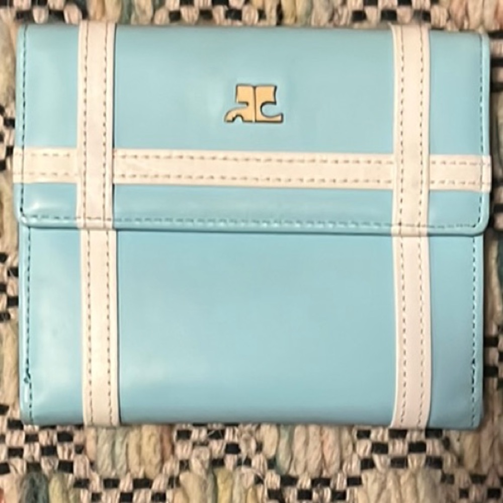 Courréges Light Blue Wallet